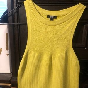 Express Bodycon Lime Green Tank- Brand New with Tags! Size Small